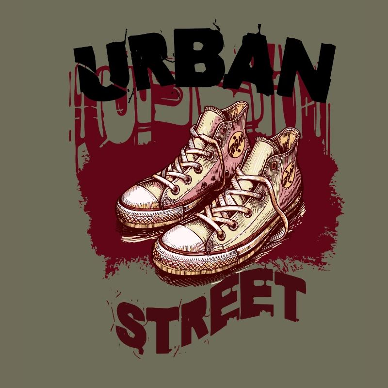 Street Sneaker Graffiti Duo