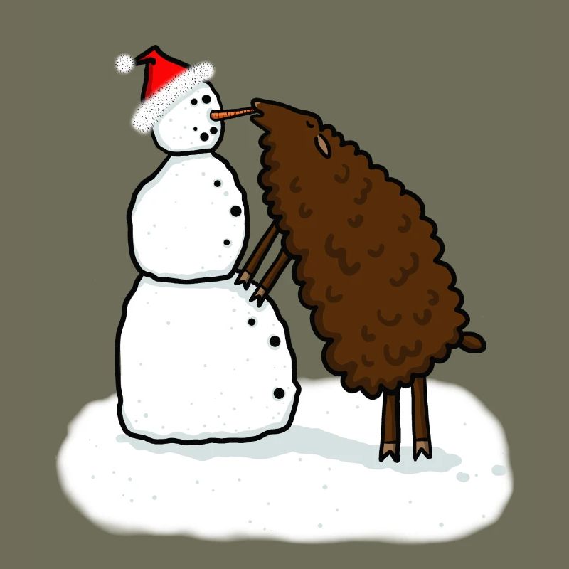 Snowman & Sheep