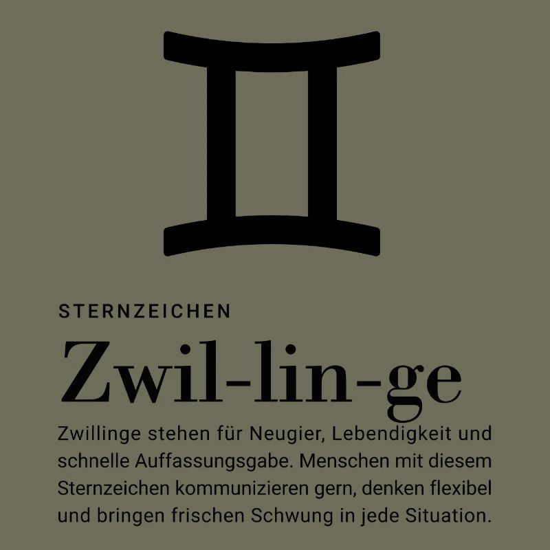 Sternzeichen Zwillinge 