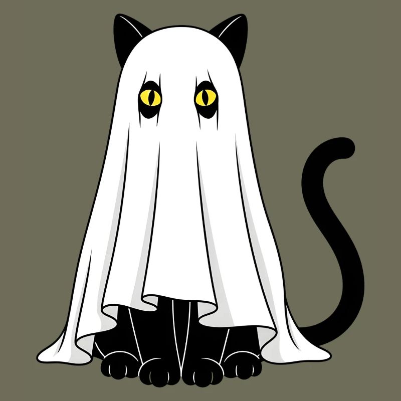 Ghost Cat Veil Ghost