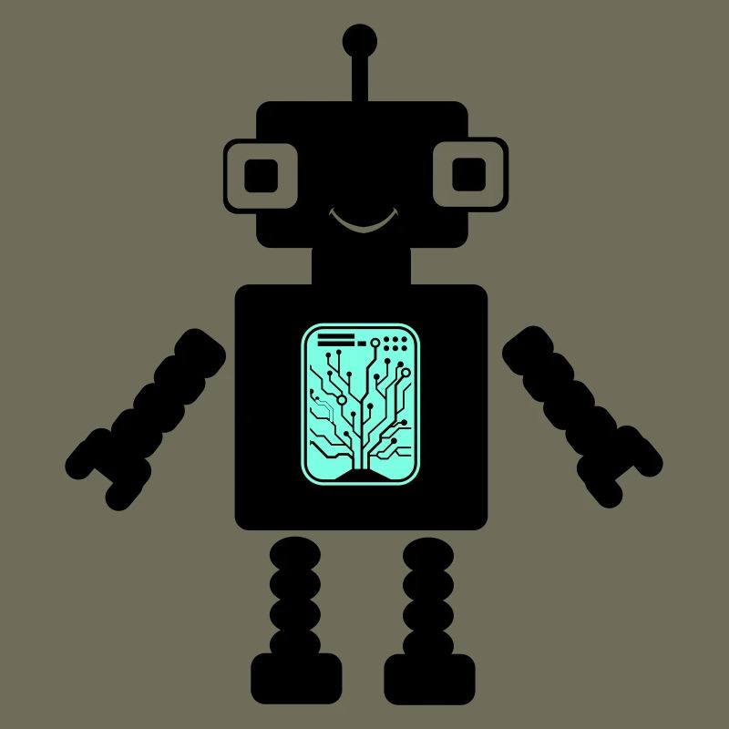 Roboter Comic