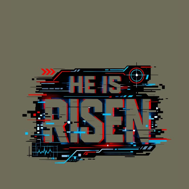 Glitch Easter: He is Risen