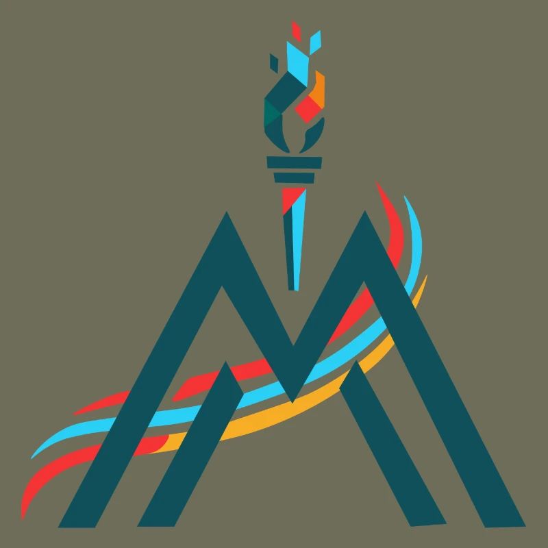 Summit Flame Mountain Symbol