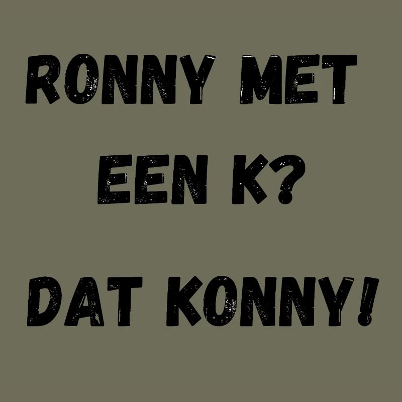 Ronny mit einem K