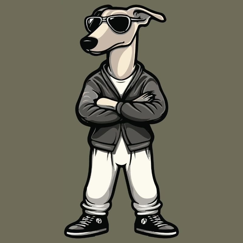 Greyhound Dog Comic