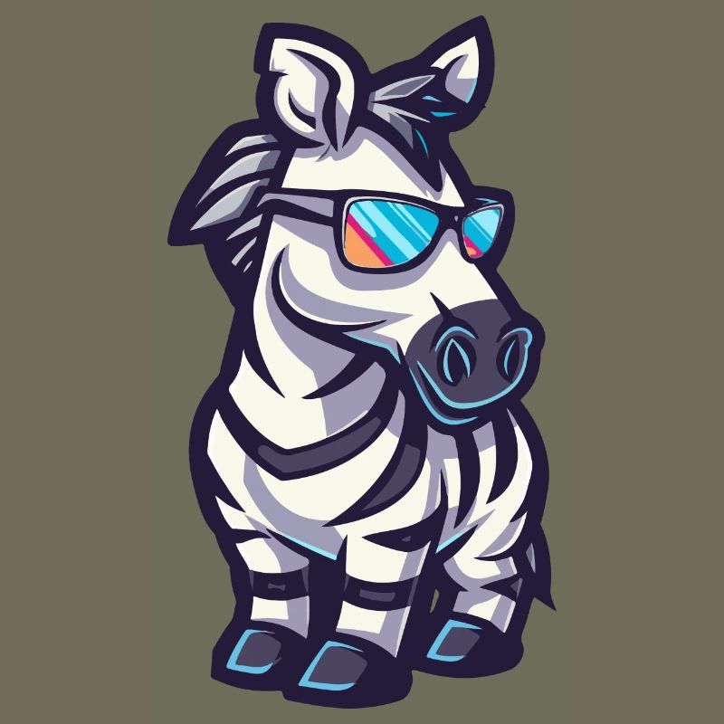 Zebra Cool Comic