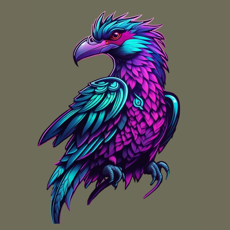 Neonphönix Farbflug