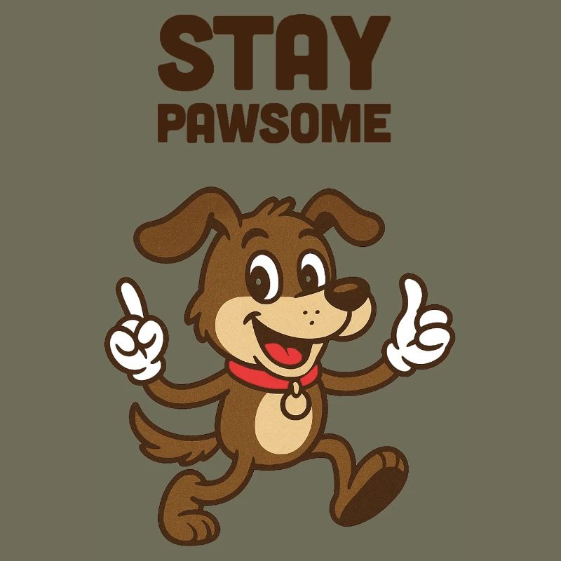 Stay Pawsome Dog