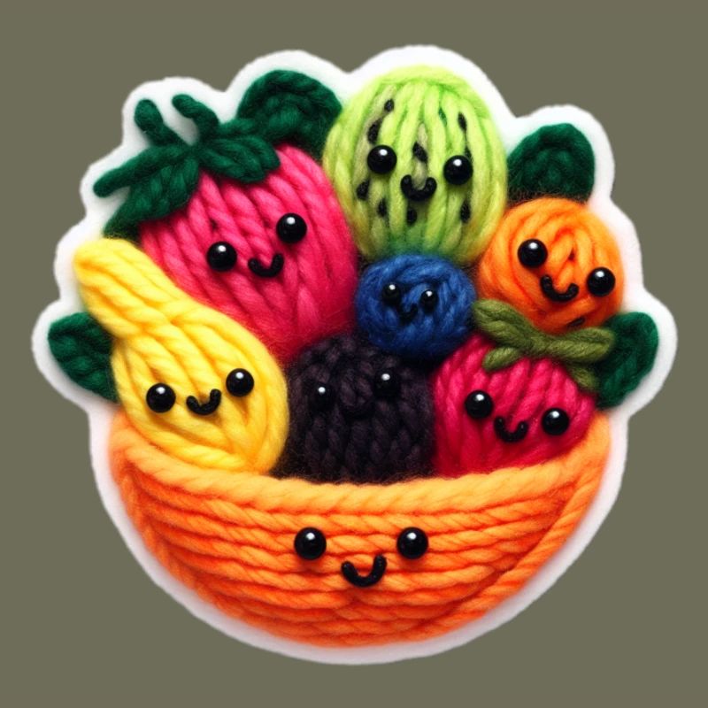 Fruit salad faces
