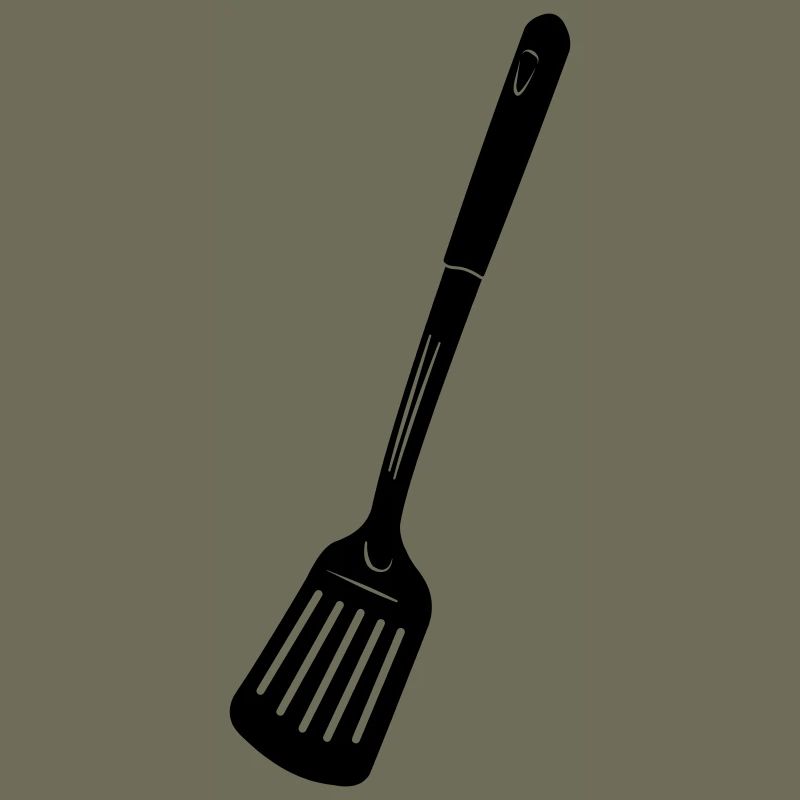 Küchenutensilien Fritteuse oder Backlöffel