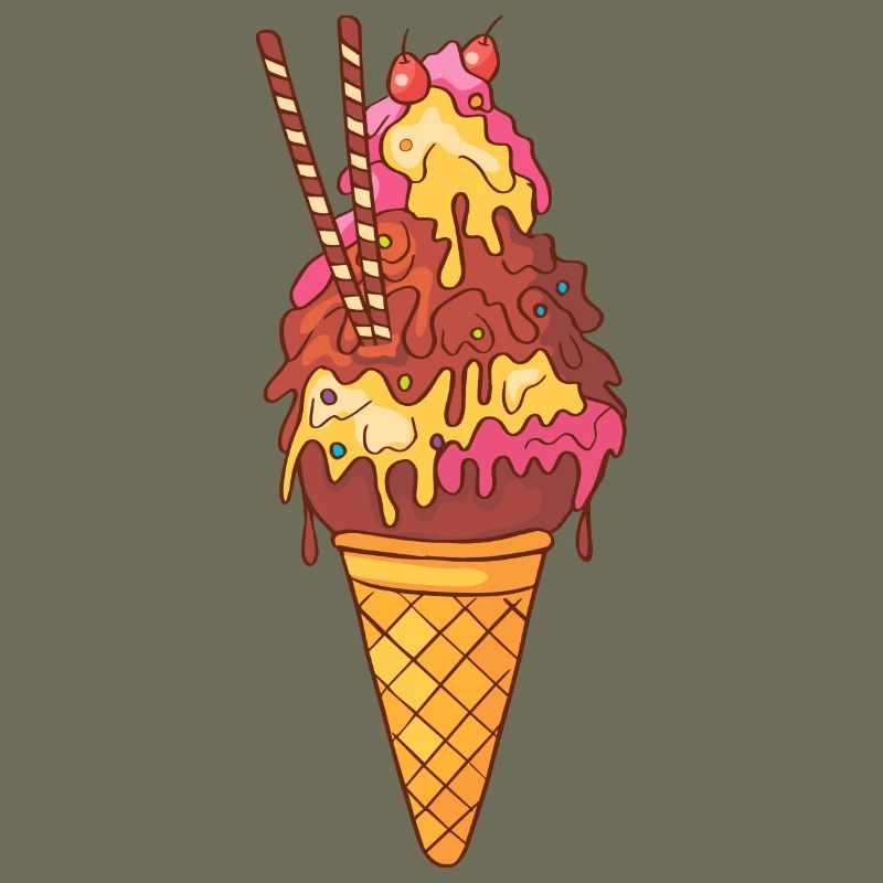Eis Speiseeis Eiskrem Eiscreme Kugeleis Eisbecher