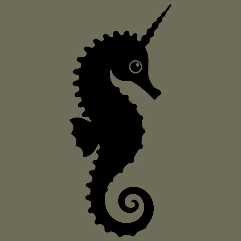 Niedliches Einhorn-Seepferdchen