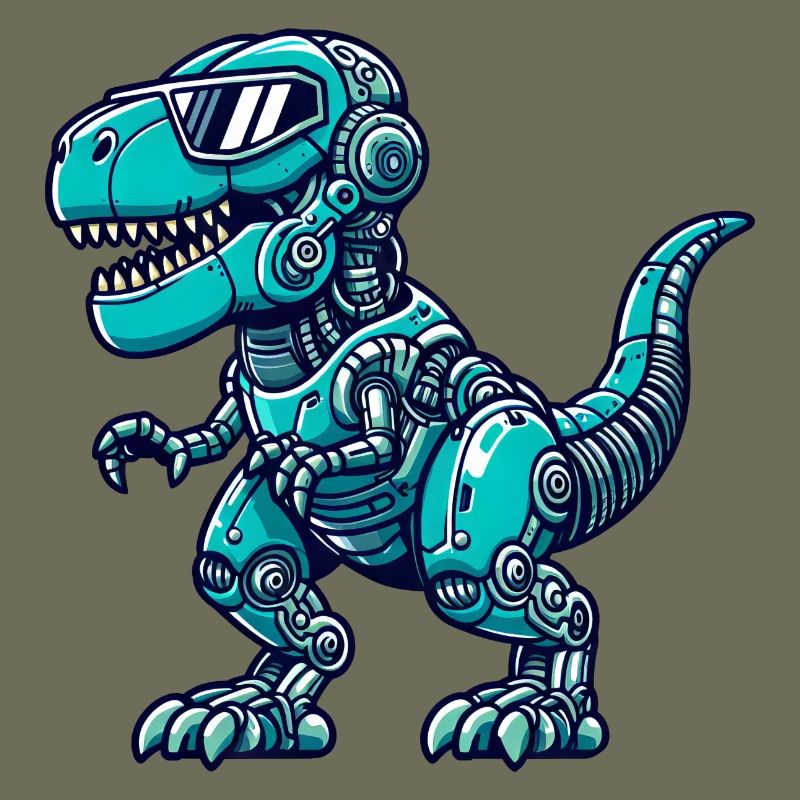 T-Rex Cyborg Dinosaur