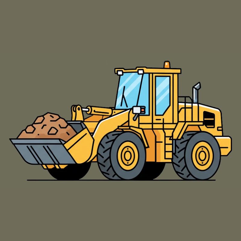 Wheel loader construction machine