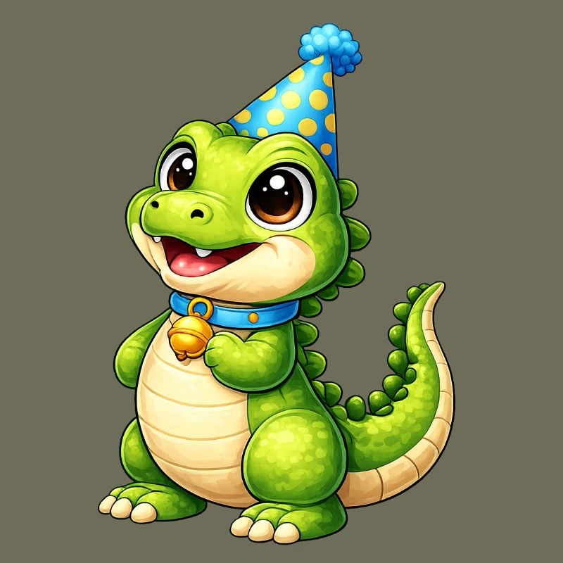 Kleines Party-Krokodil