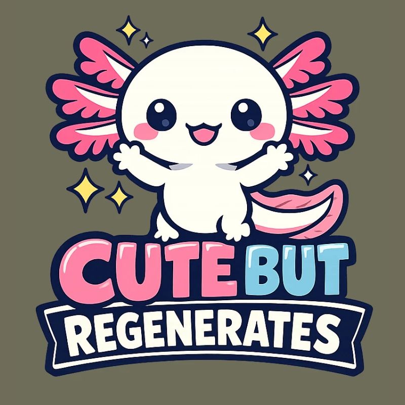 Cute But Regenerates - Axolotl