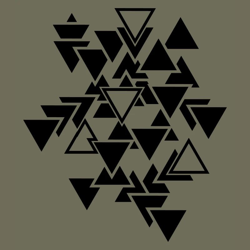 Triangles graphic pattern
