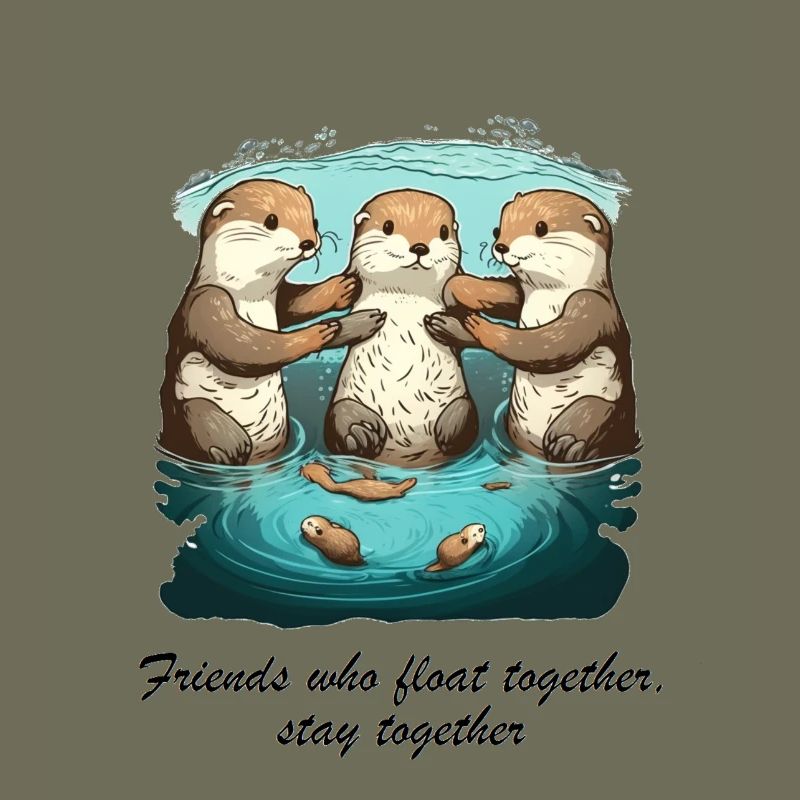 Les amis qui flottent ensemble restent ensemble