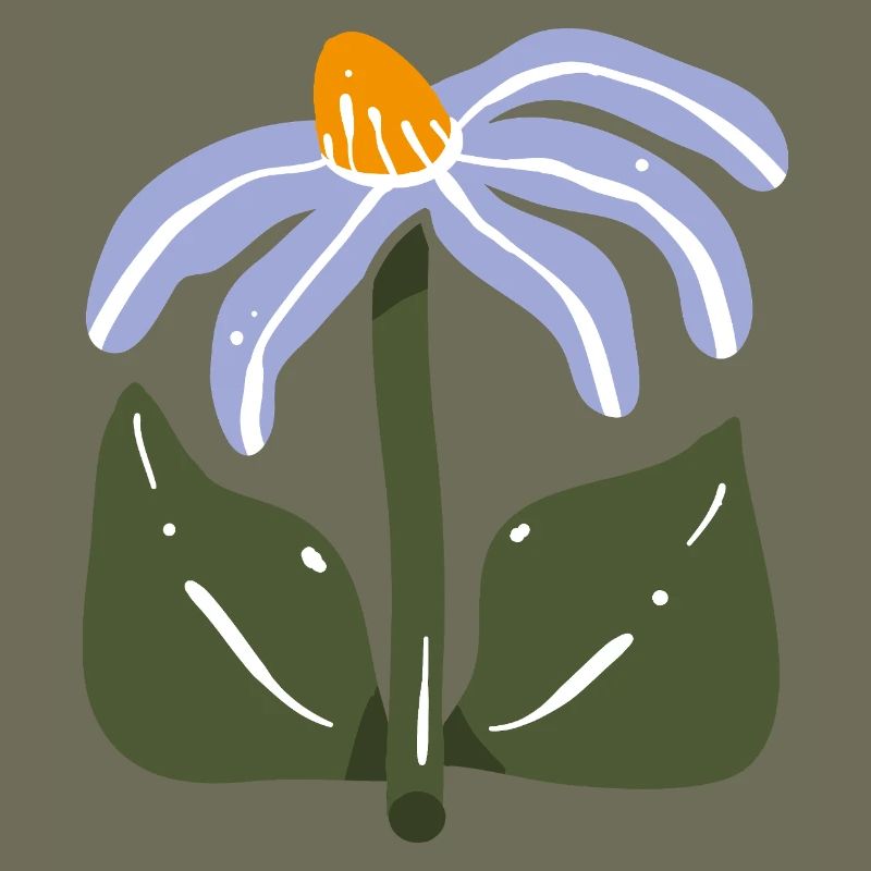 Stilisierte Wildblume