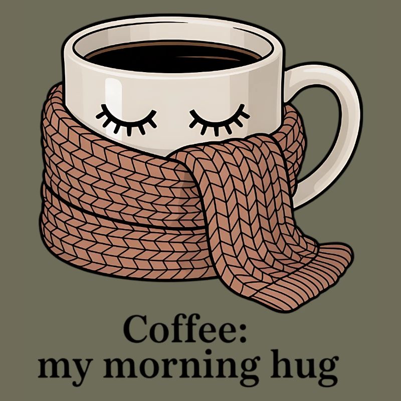 Hot mug own scarf