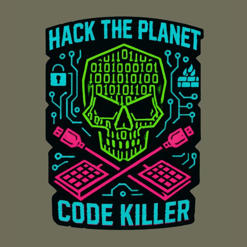 Hack the Planet Code Killer - Cybersécurité