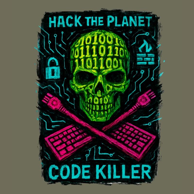 Hack the Planet Code Killer – Cybersicherheit