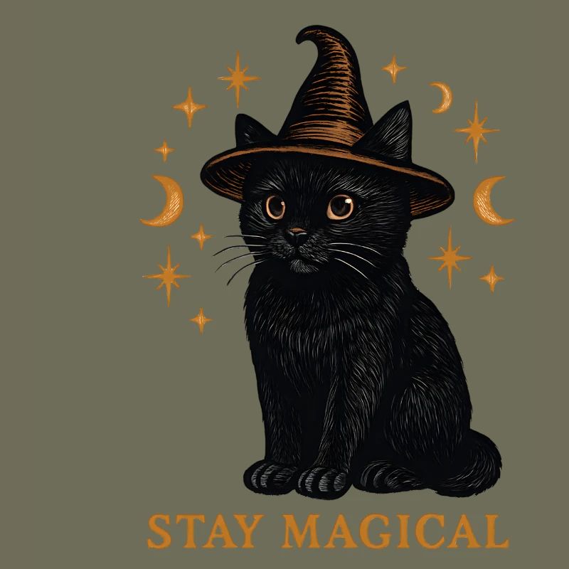 Cat Magic in the Witch's Hat