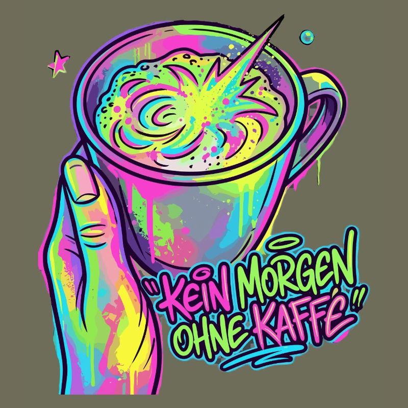 Kaffee Neon Splash – Morgenkick