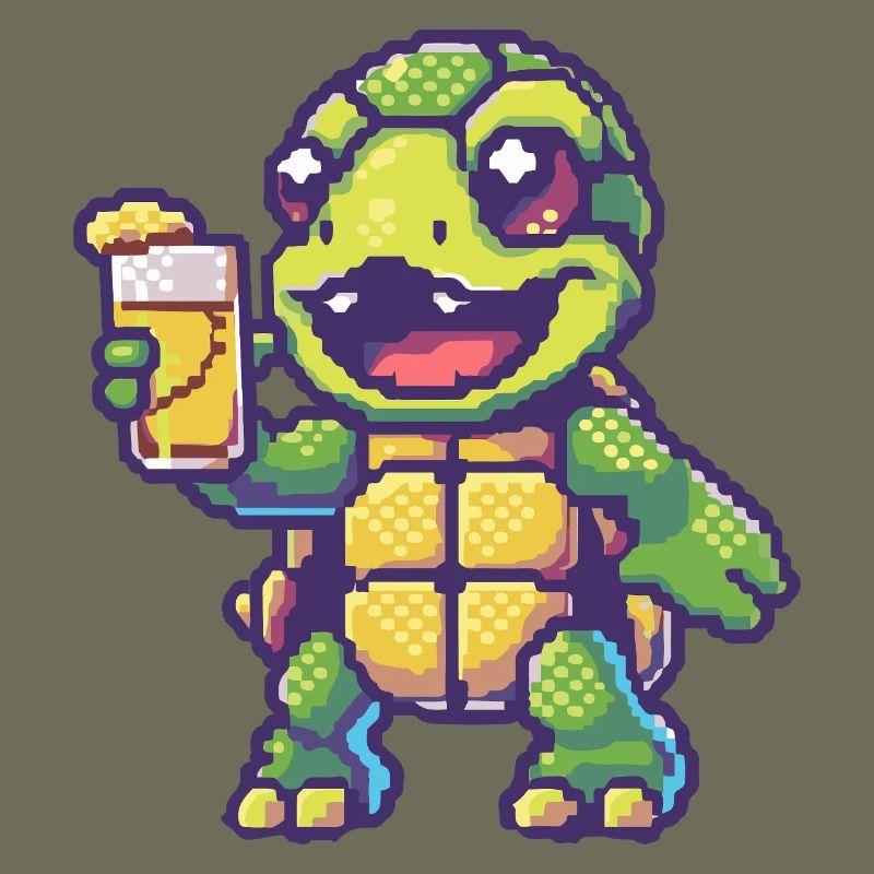 Turtle Pixel Beer
