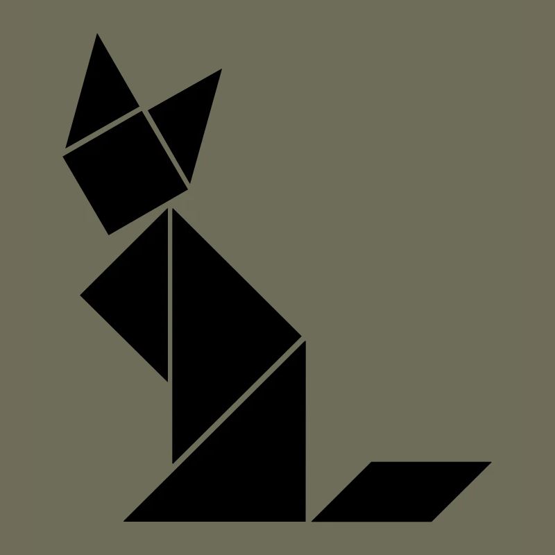 Tangram Katze