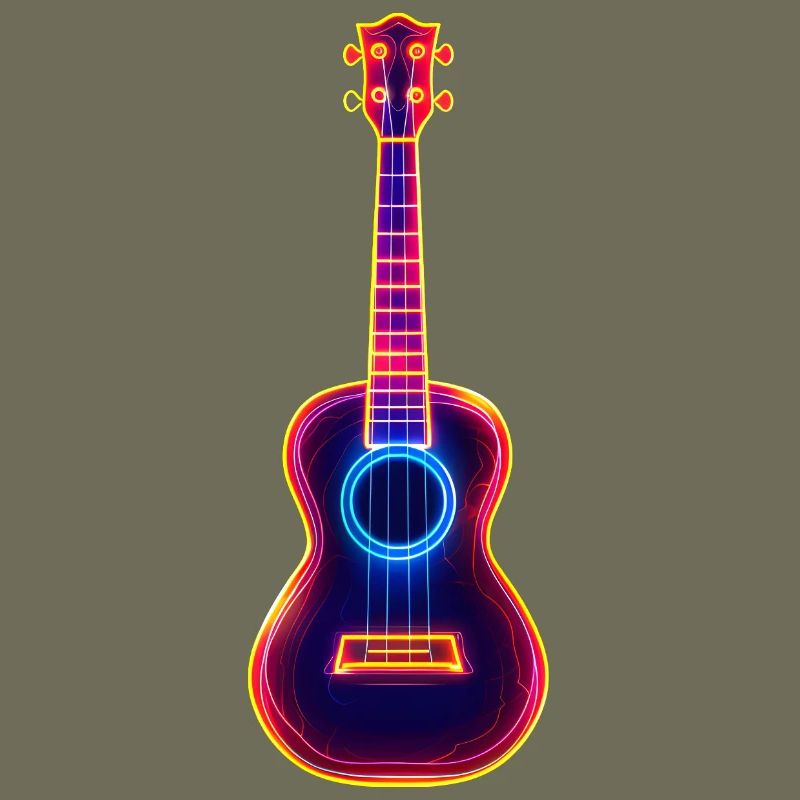 Retro Ukulele Synthwave