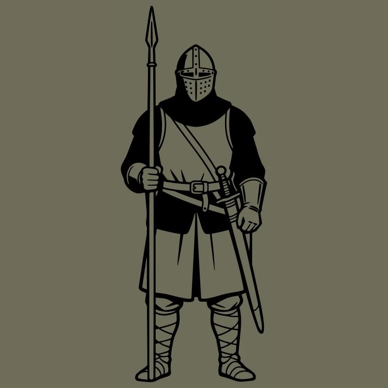 Knight with lance