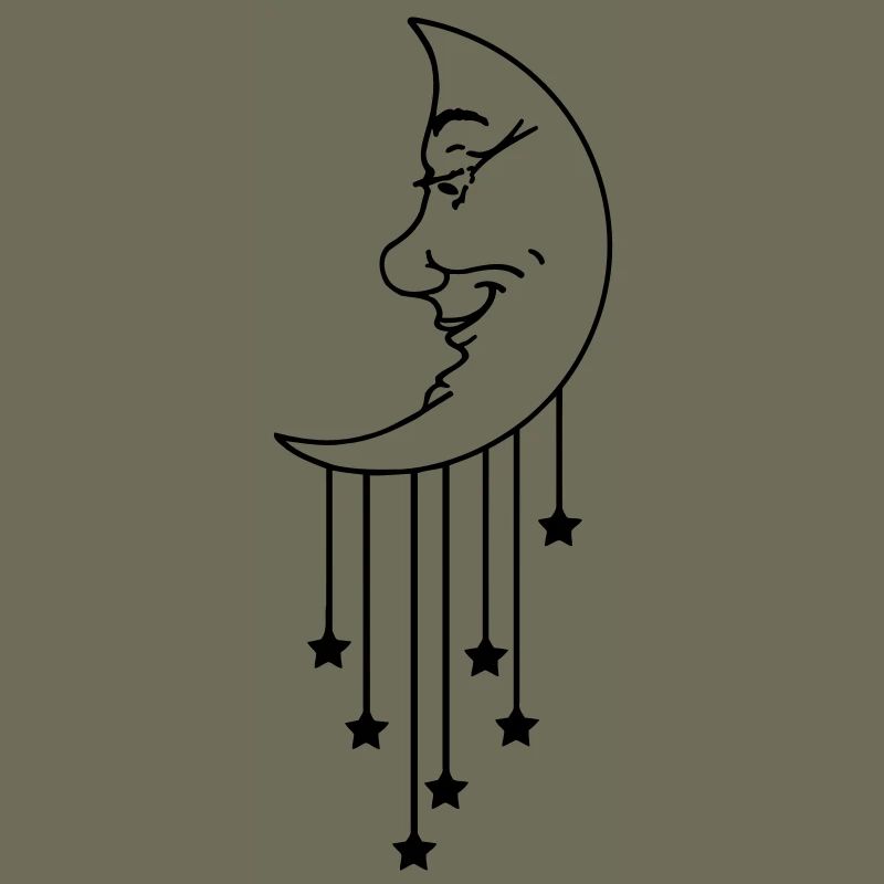 Moon Star - mond (1c)