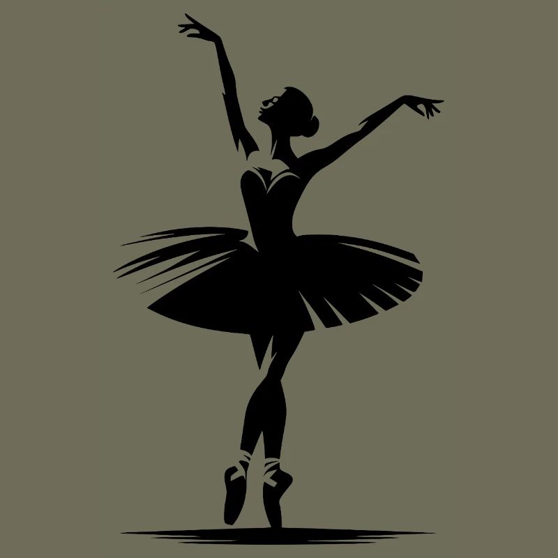 Dancer with elegance and classical dance pose