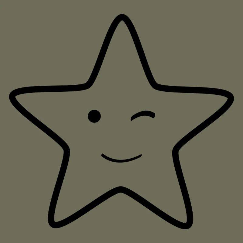 Zwinkernder Stern
