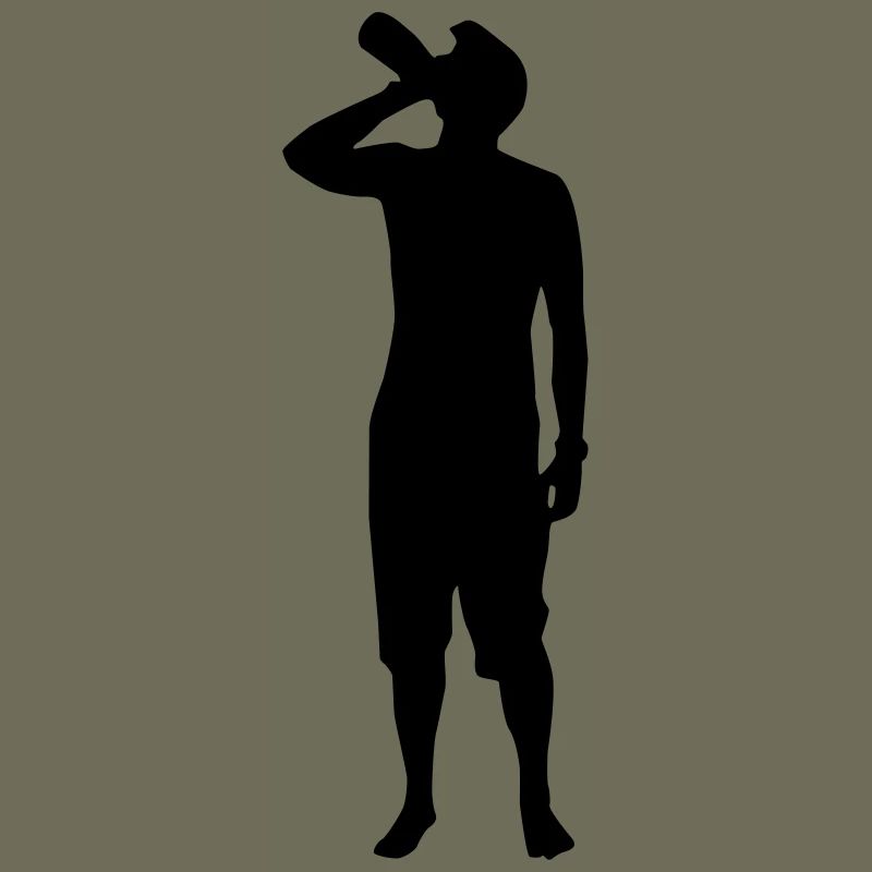 drinking man