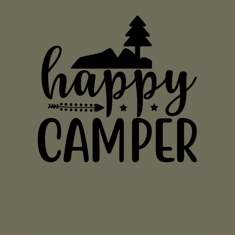 Glückliche Camper Wandershirt