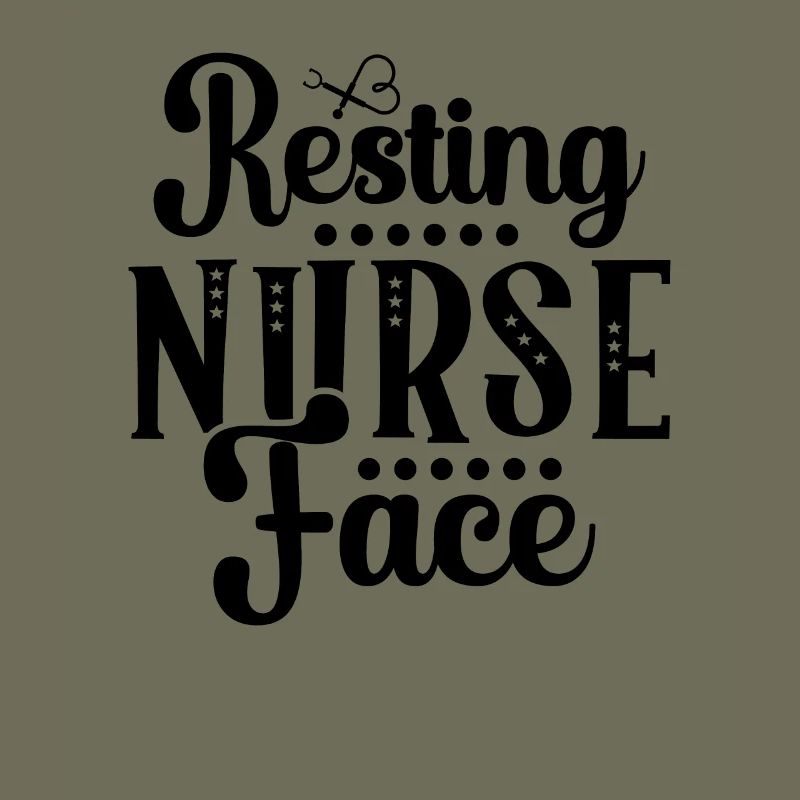 Resting nurse face