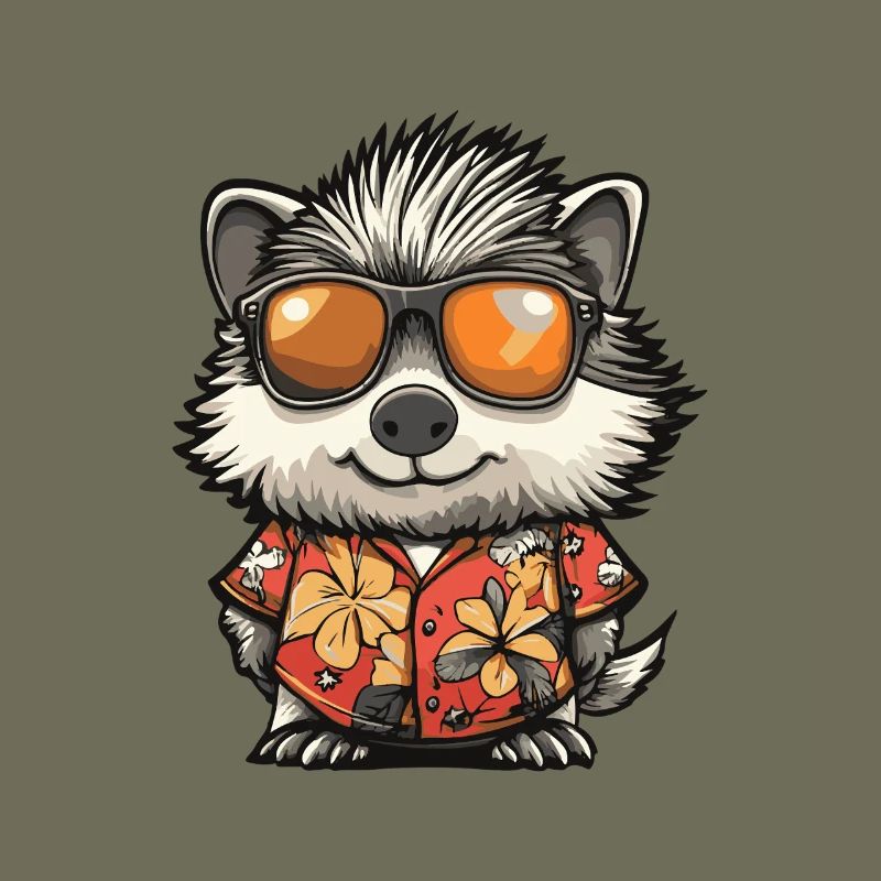 Igel Comic Cool Sommer
