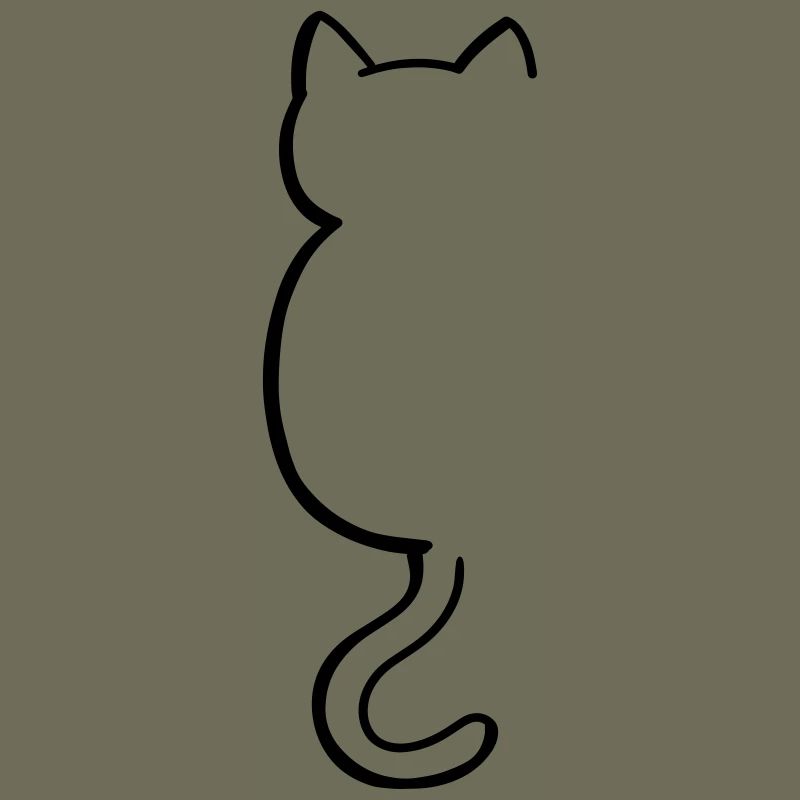 Cat silouette