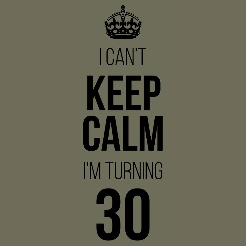 Ich kann mich nicht beruhigen. Ich werde 30.