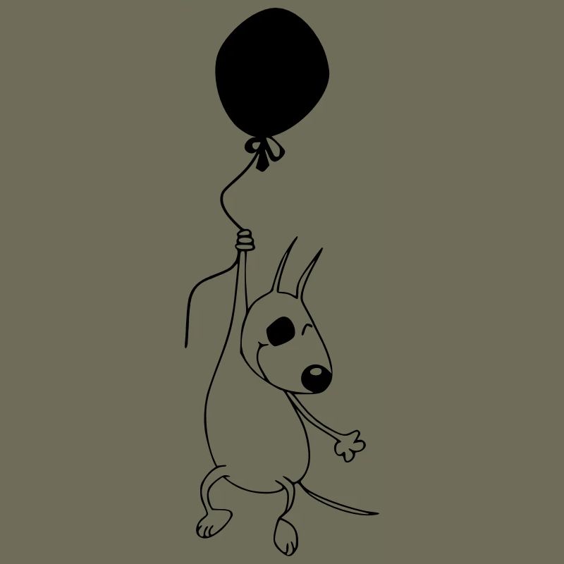 Bully mit Luftballon