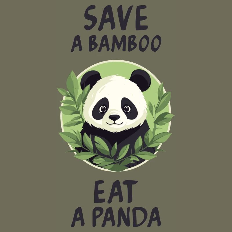 Rette einen Bambus, iss einen Panda.