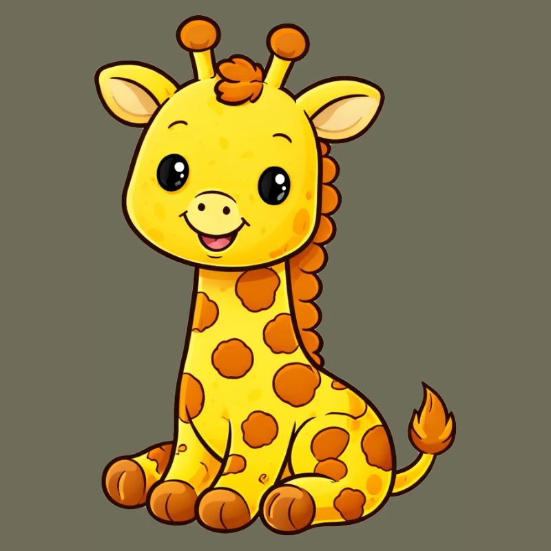Cuddly giraffe joy