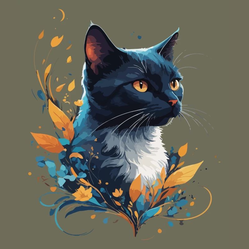 Bunte Katze