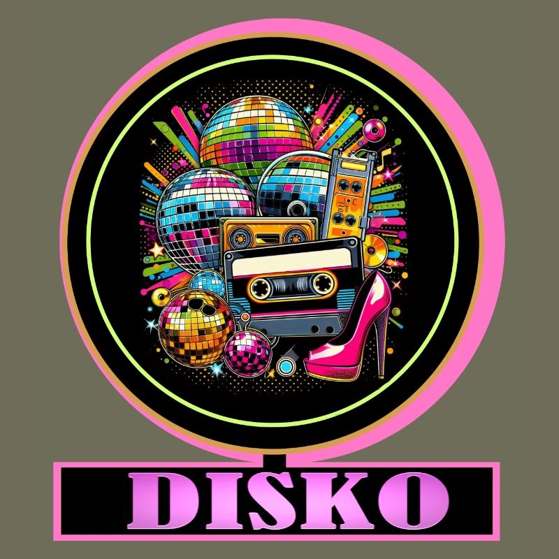 Disco Retro Cassette Neon Gloss