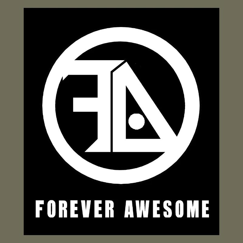 Forever awesome black and white