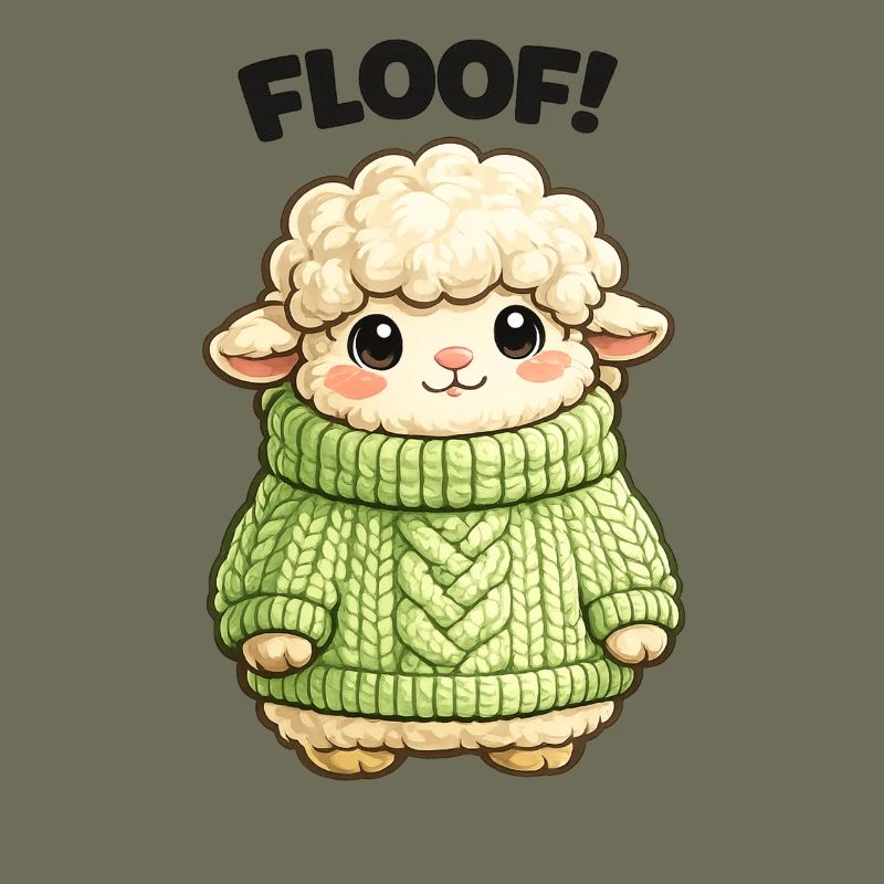 Cuddly Sheep Sweater Design
