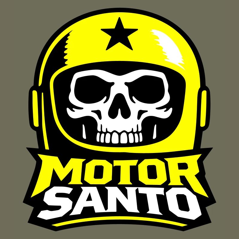 Motor Santo Schädel Logo