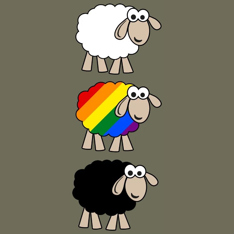 Regenbogen Schaf